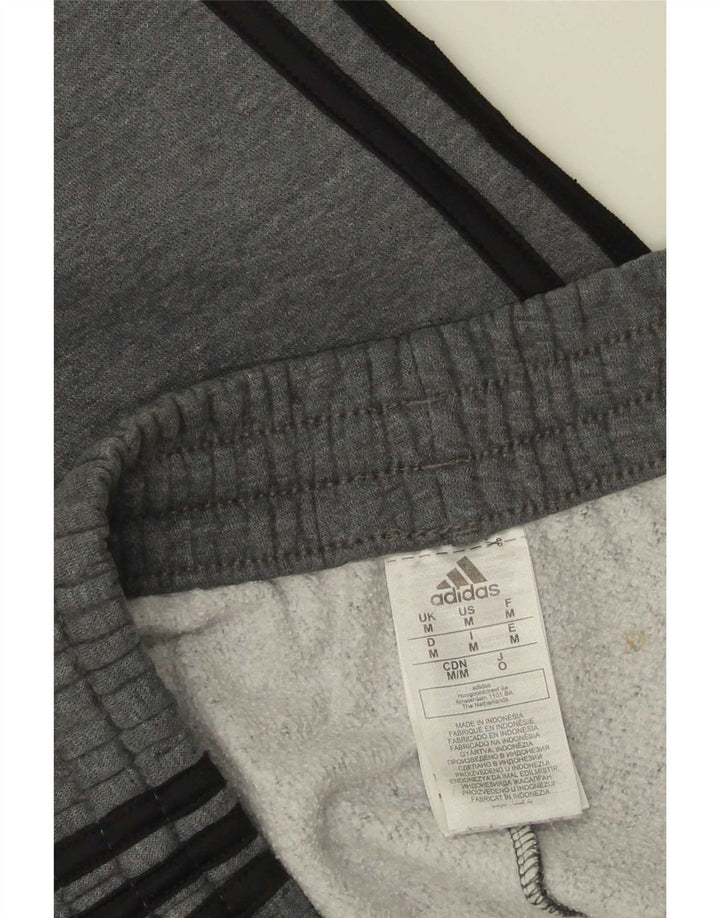Adidas Mens Tracksuit Trousers Joggers Medium Grey Cotton