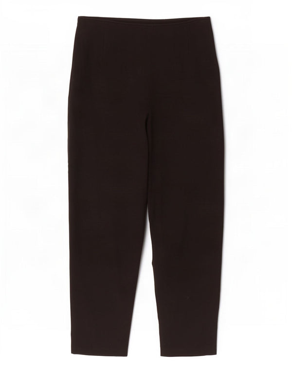 Zara Womens Tapered Casual Trousers Medium W28 L26 Black Viscose
