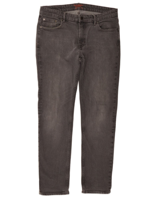 Ben Sherman Mens Skinny Jeans W36 L32 Grey Cotton