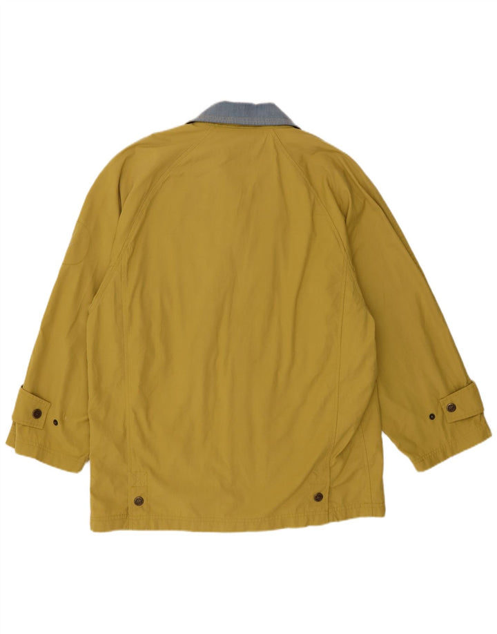 Sea Barrier Mens Windbreaker Jacket UK 36 Small Yellow Colourblock