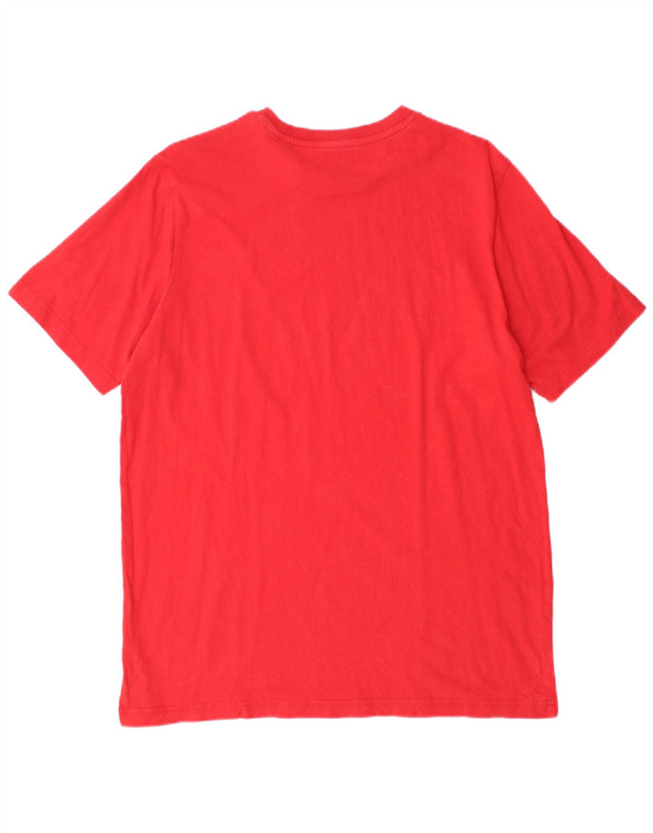 Adidas Mens Graphic T-Shirt Top Medium Red