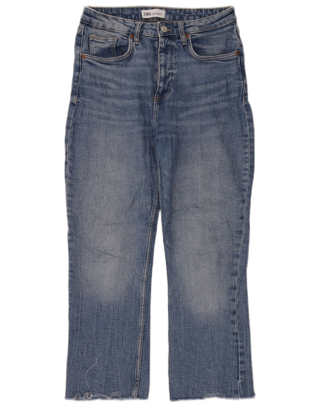 Zara Womens Bootcut Jeans EU 36 XS W26 L25 Blue