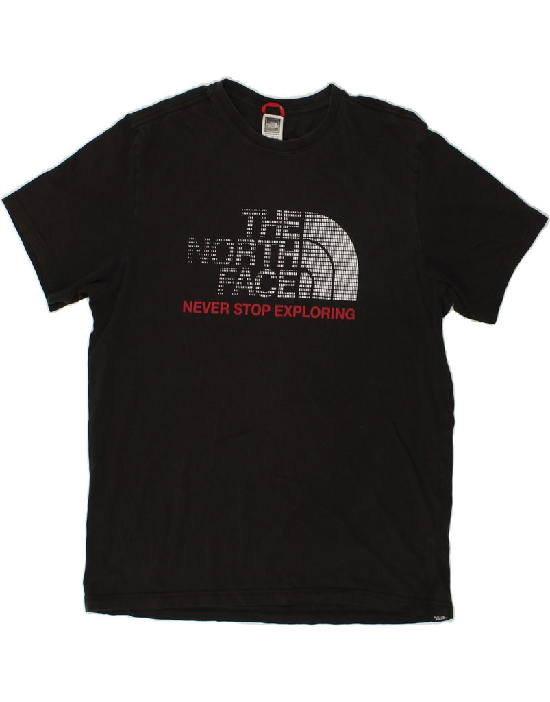 THE NORTH FACE Mens Graphic T-Shirt Top Large Black Cotton | Vintage The North Face | Thrift | Second-Hand The North Face | Used Clothing | Messina Hembry 