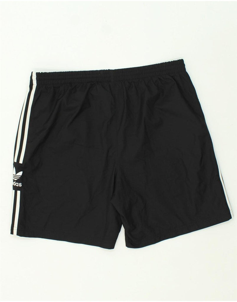 ADIDAS Mens Sport Shorts XL Black Polyester | Vintage Adidas | Thrift | Second-Hand Adidas | Used Clothing | Messina Hembry 