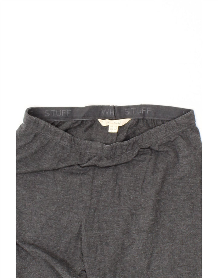 WHITE STUFF Womens Leggings UK 10 Small Grey Polyester Vintage White Stuff and Second-Hand White Stuff from Messina Hembry 