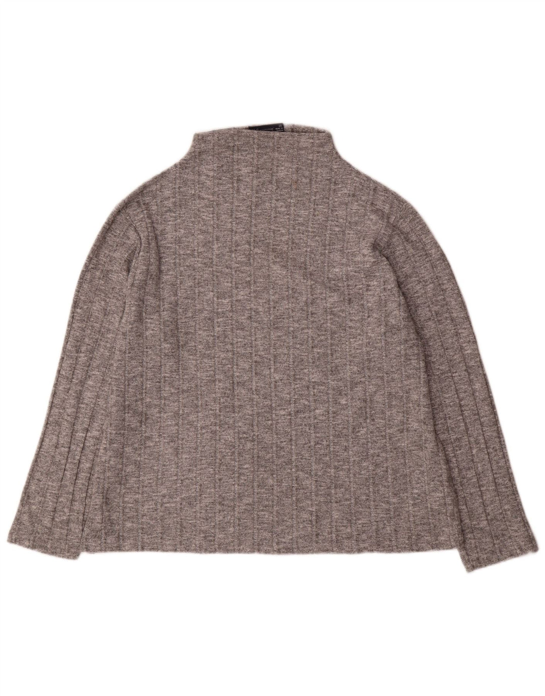 Marks & Spencer Womens Top Long Sleeve UK 20 2XL Grey Viscose