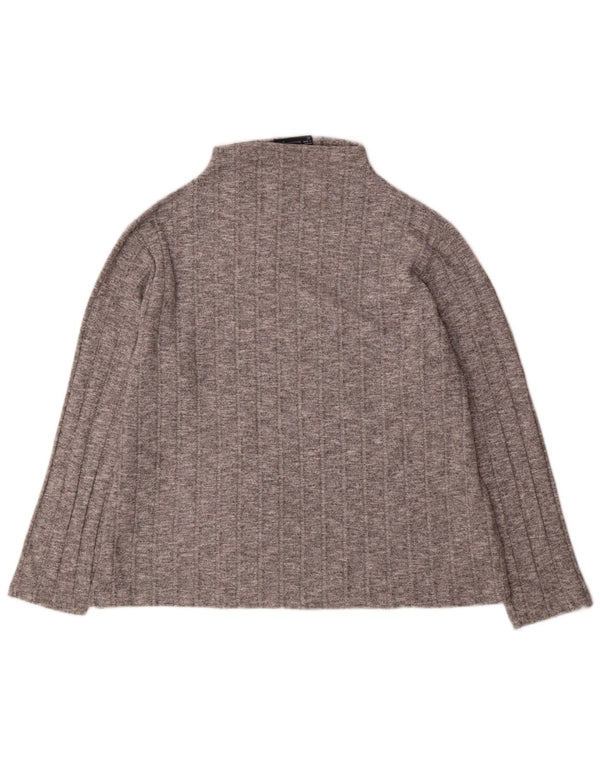 Marks & Spencer Womens Top Long Sleeve UK 20 2XL Grey Viscose