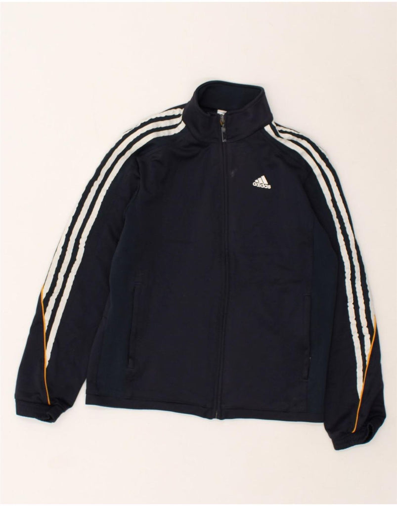 ADIDAS Boys Tracksuit Top Jacket 15-16 Years Navy Blue | Vintage Adidas | Thrift | Second-Hand Adidas | Used Clothing | Messina Hembry 