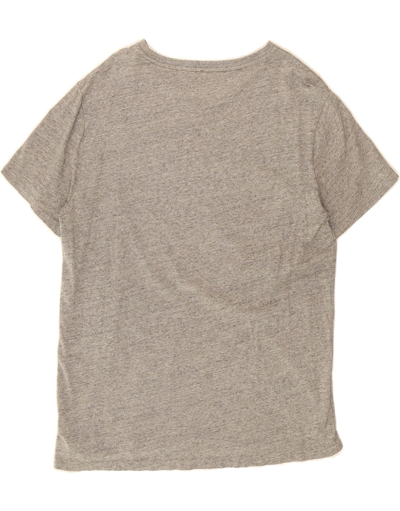 POLO RALPH LAUREN Mens T-Shirt Top Large Grey Flecked Cotton Vintage Polo Ralph Lauren and Second-Hand Polo Ralph Lauren from Messina Hembry 