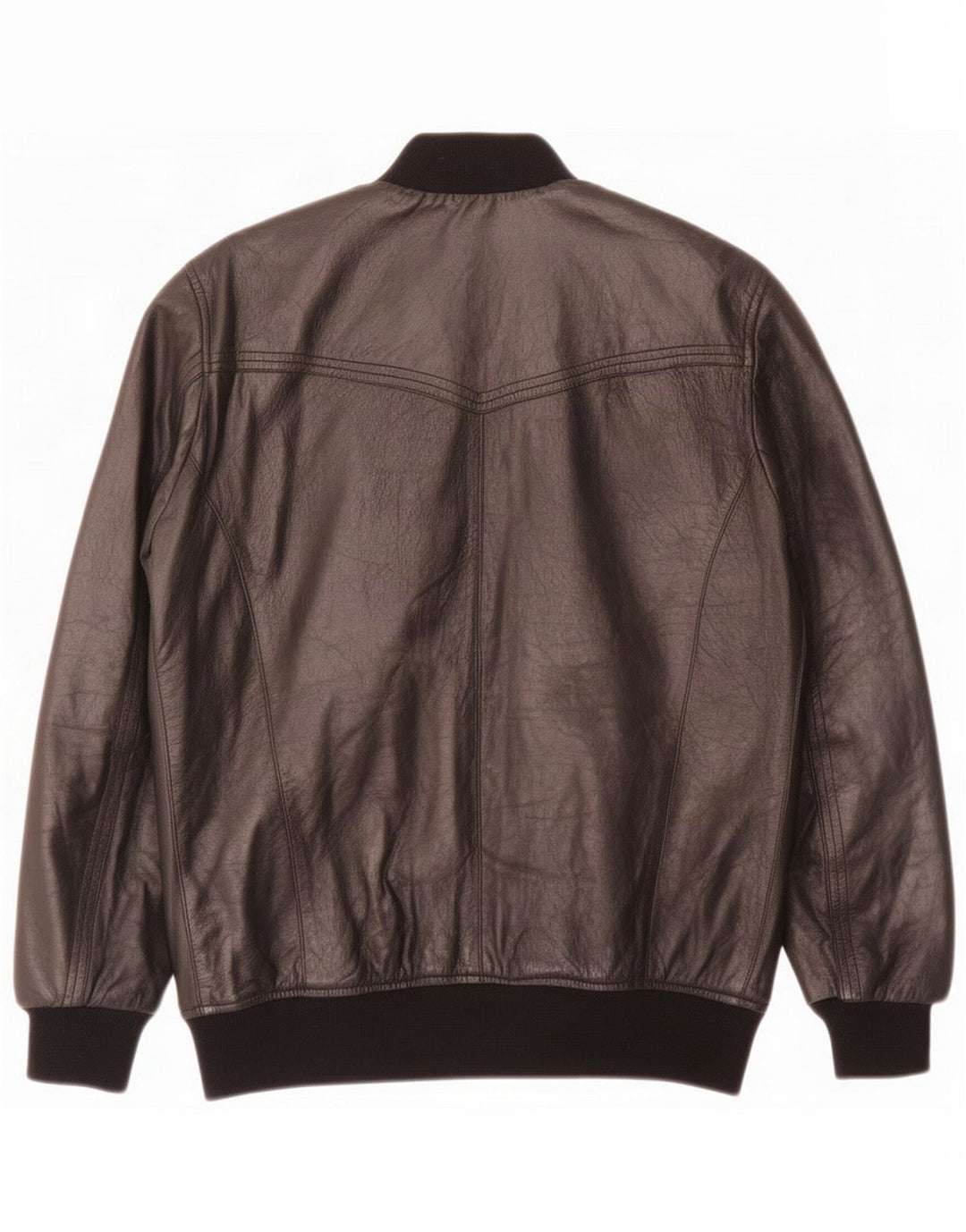 Daniele Alessandrini Mens Leather Jacket UK 38 Medium Black