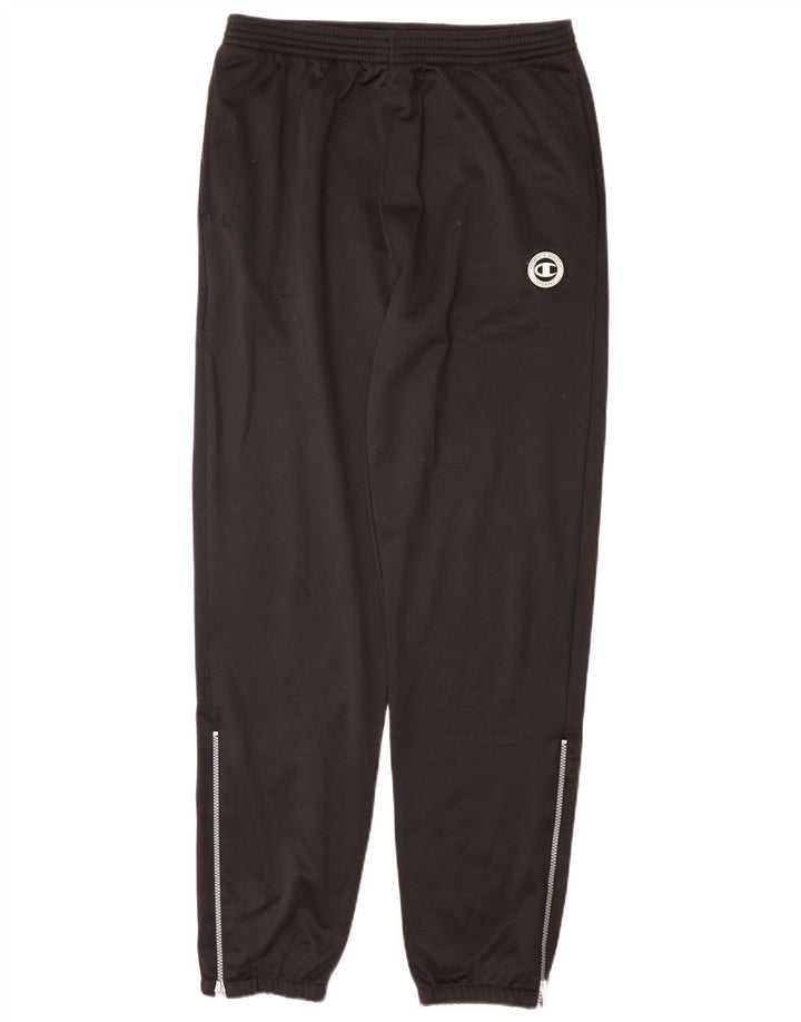 Champion Mens Tracksuit Trousers Joggers Large Black Polyester