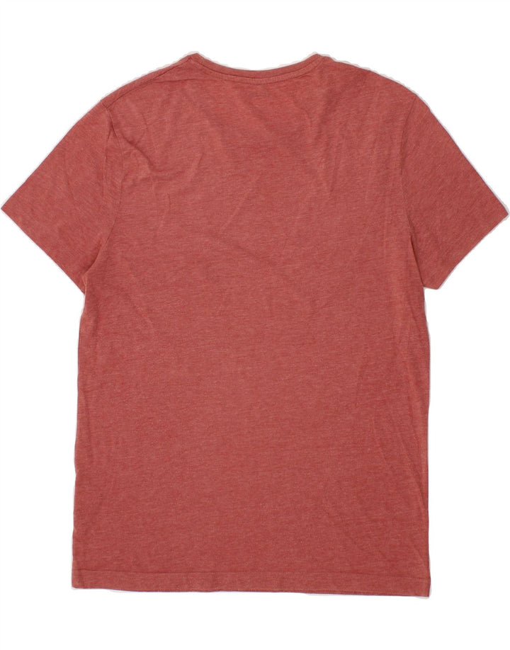 JULES Mens Graphic T-Shirt Top Large Maroon Vintage Jules and Second-Hand Jules from Messina Hembry 