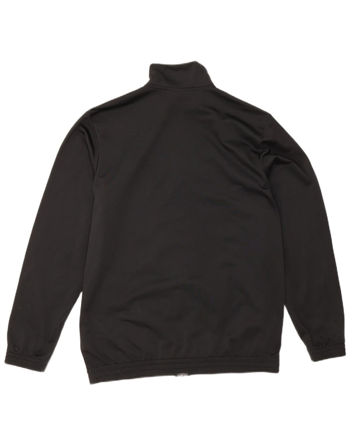 Adidas Mens Tracksuit Top Jacket Large Black Polyester