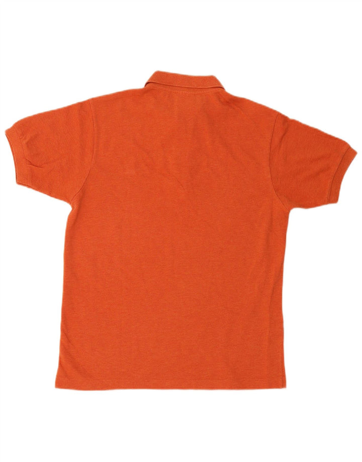 Lacoste Mens Polo Shirt Size 3 Small Orange Cotton