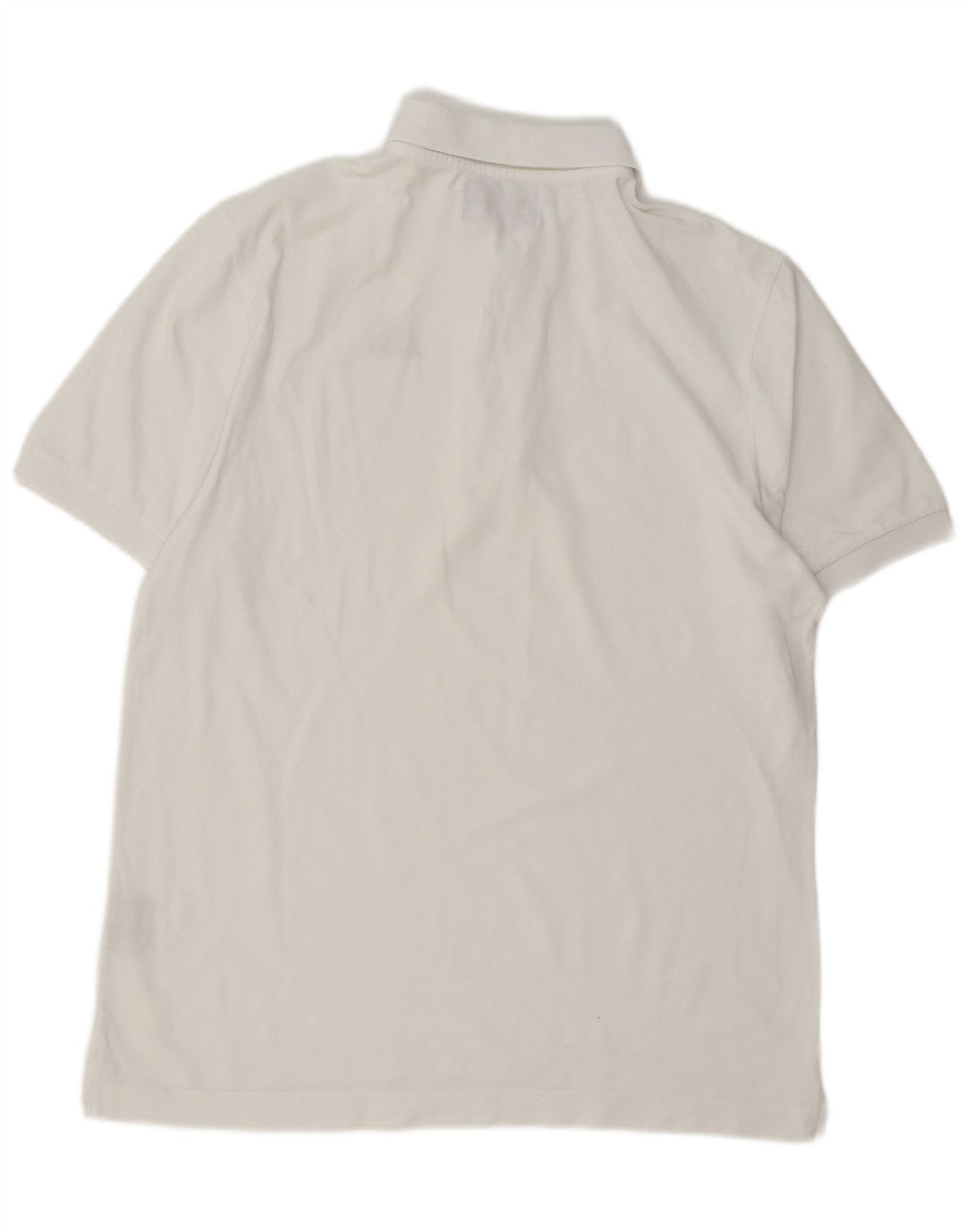 Kappa Mens Polo Shirt Medium White Cotton