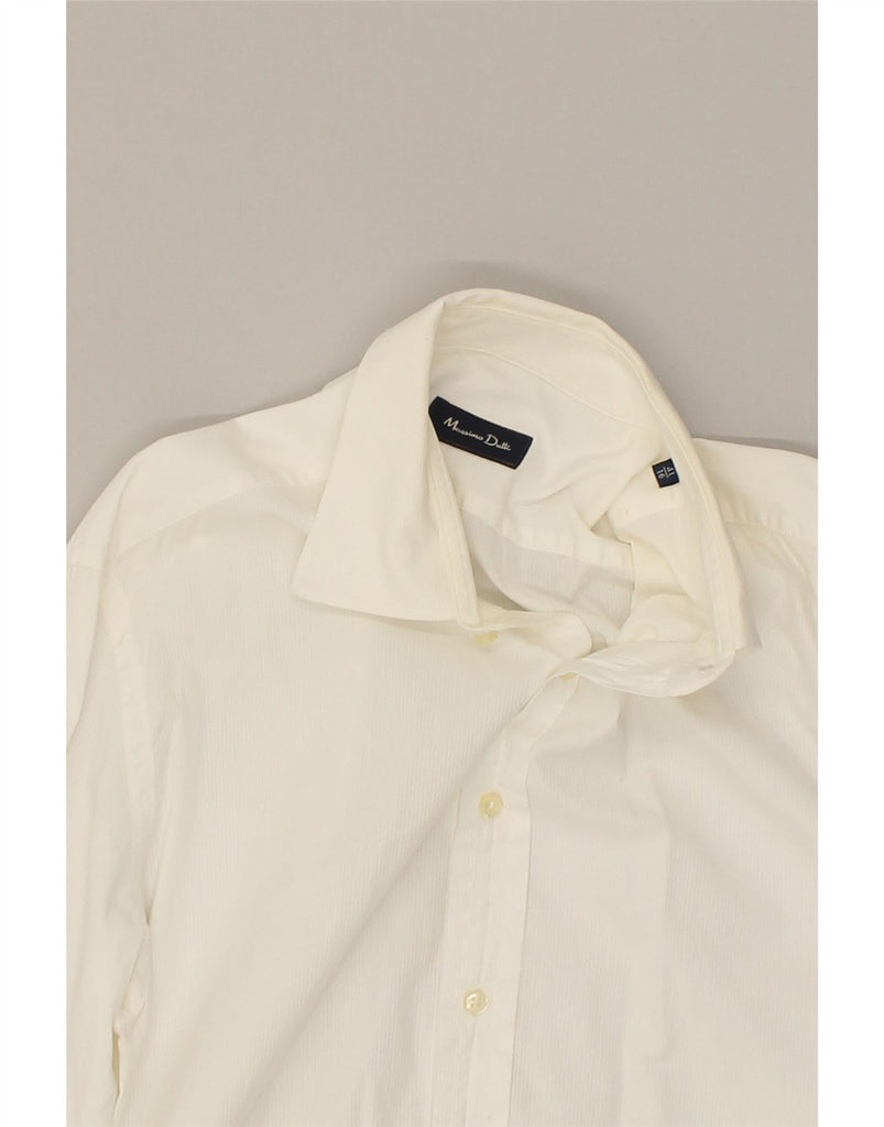 MASSIMO DUTTI Mens Shirt Size 16 41 Large White | Vintage Massimo Dutti | Thrift | Second-Hand Massimo Dutti | Used Clothing | Messina Hembry 