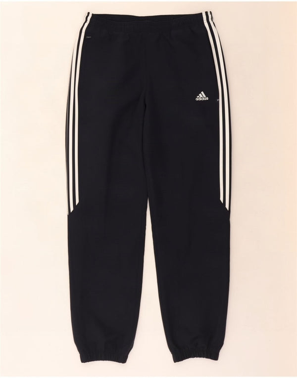 Adidas Mens Tracksuit Trousers Joggers Medium Navy Blue Polyester