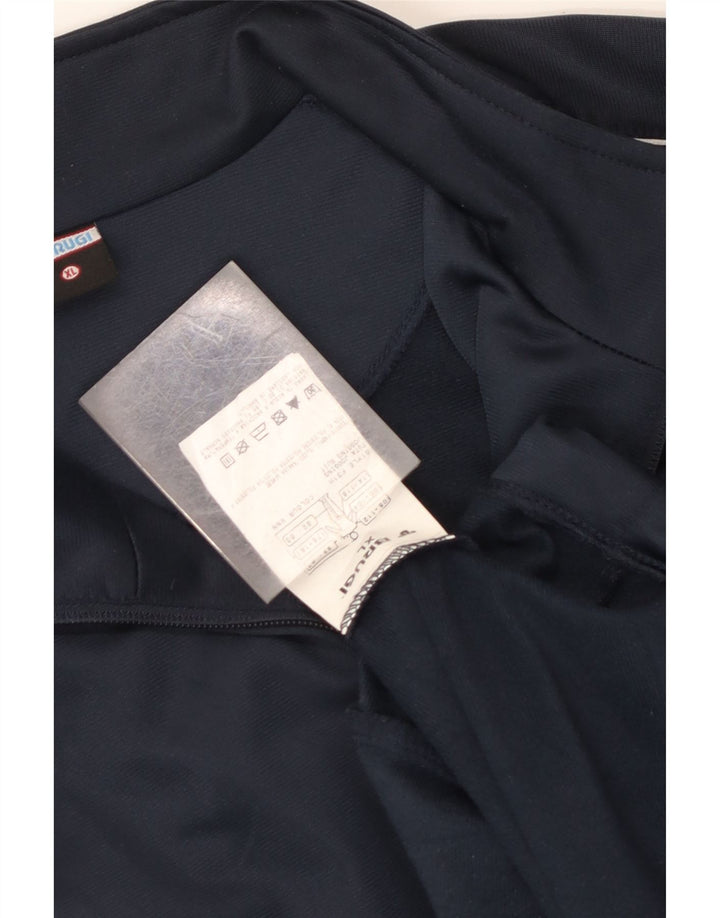 Brugi Mens Tracksuit Top Jacket XL Navy Blue Polyester