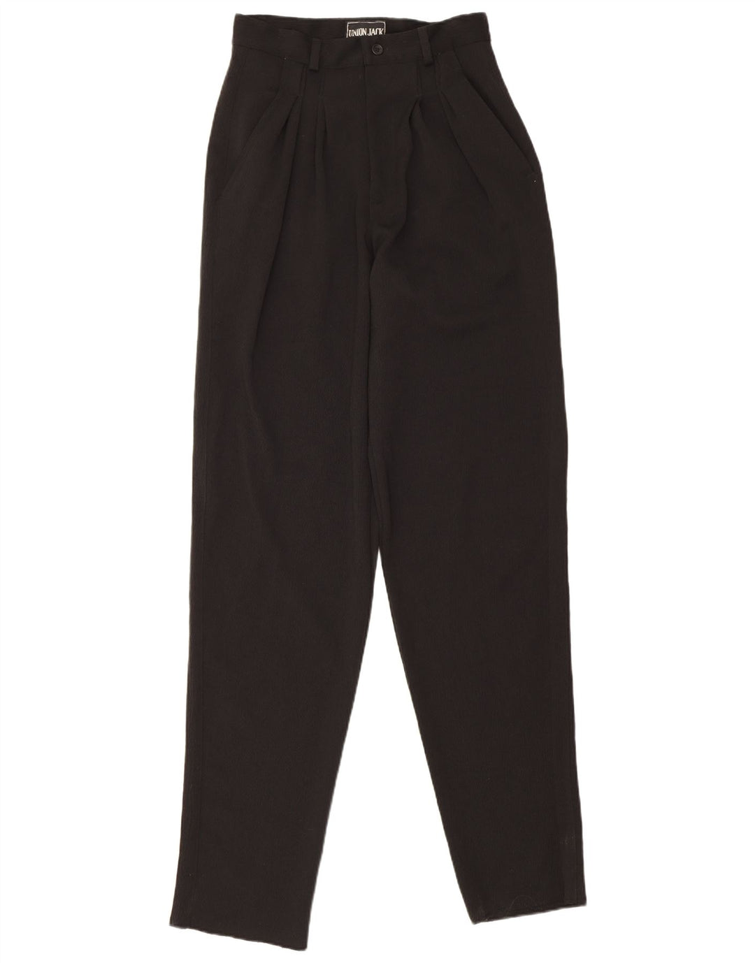 Vintage Womens Pegged Suit Trousers IT 44 Medium W26 L35 Black Polyester