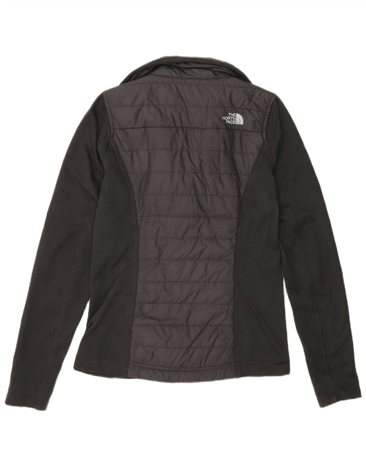 The North Face Womens Padded Tracksuit Top Jacket UK 6 XS Black Polyester