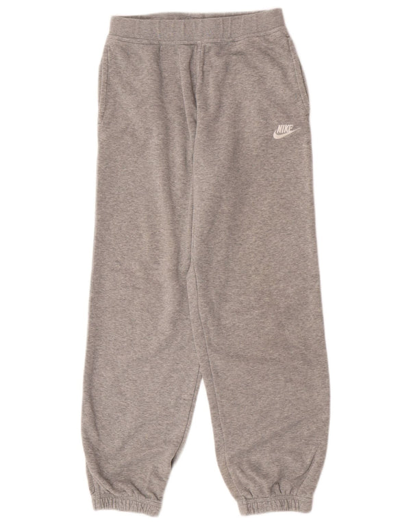 Nike Boys Tracksuit Trousers Joggers 13-14 Years XL Grey Flecked Cotton