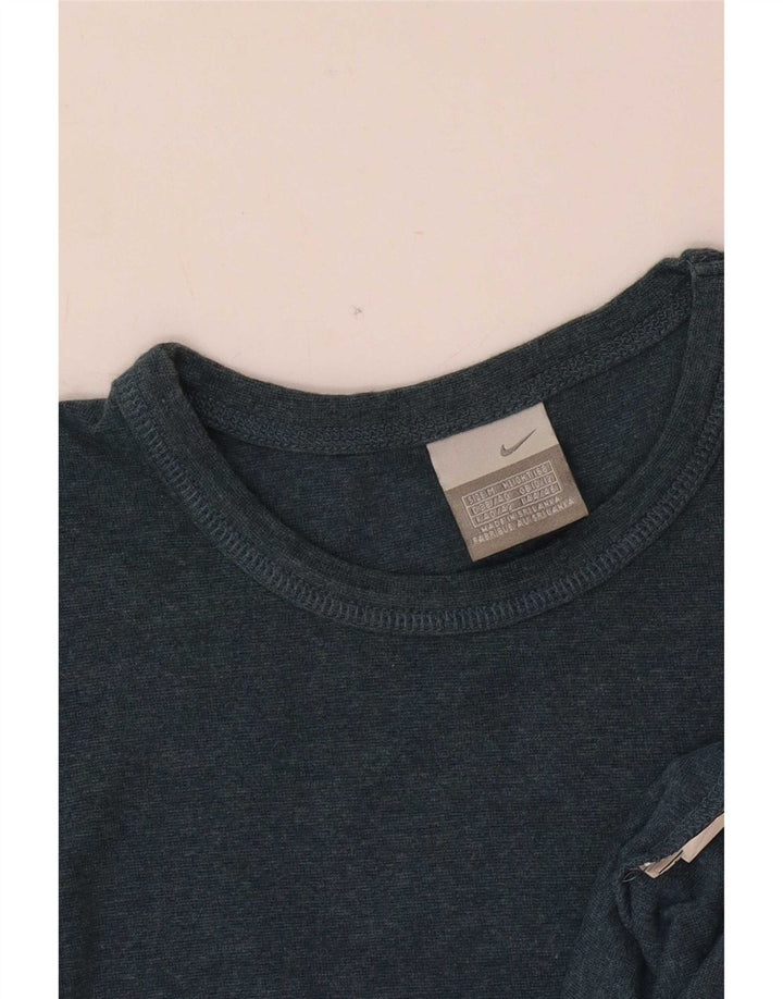Nike Womens T-Shirt Top UK 10/12 Medium Blue