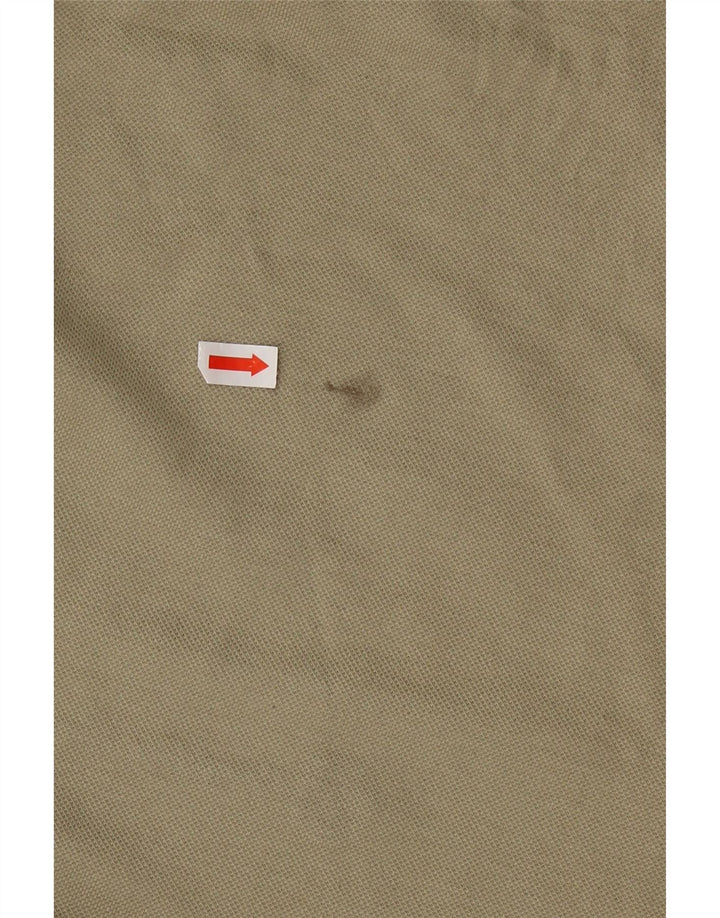 SERGIO TACCHINI Mens Top Long Sleeve Large Khaki Cotton