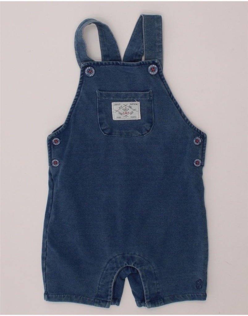 JOULES Baby Boys Dungarees Denim Playsuit 9-12 Months Blue Cotton Vintage Joules and Second-Hand Joules from Messina Hembry 