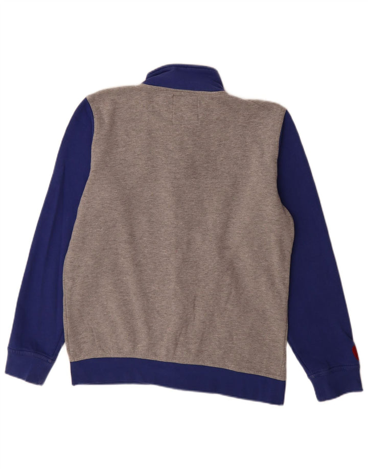 Kappa Mens Tracksuit Top Jacket Medium Grey Colourblock
