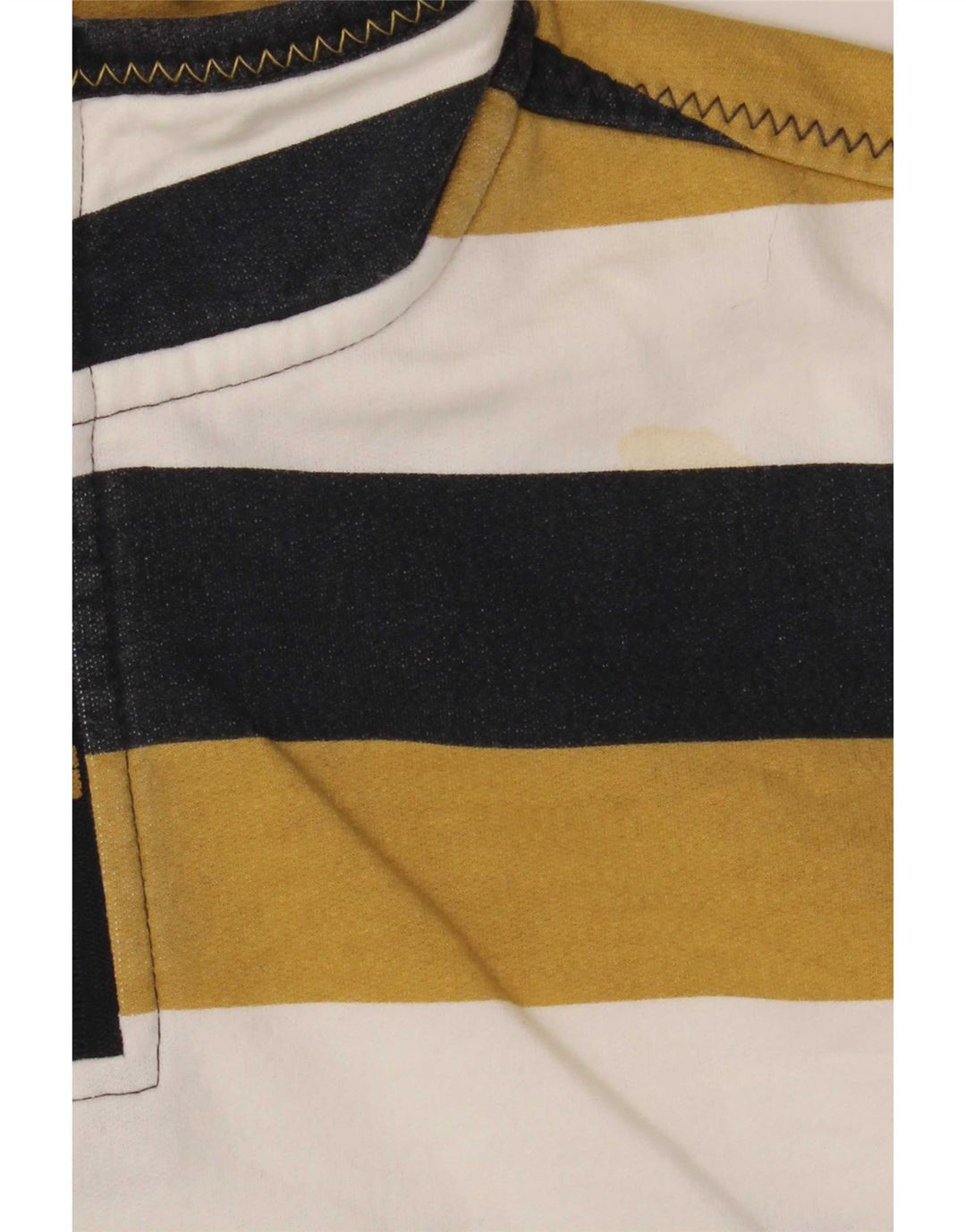 Fat Face Boys Zip Neck Sweatshirt Jumper 12-13 Years Multicoloured Striped