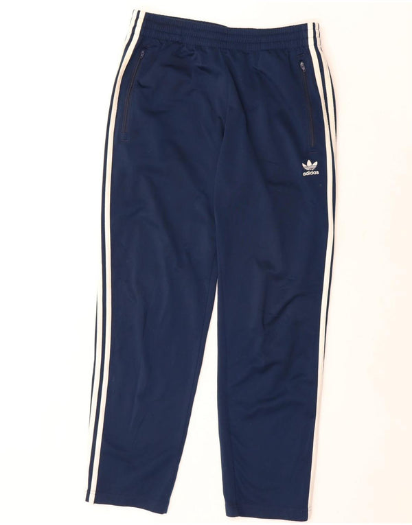 Adidas Mens Tracksuit Trousers UK 14 Medium  Navy Blue Polyester