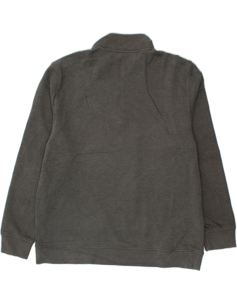 IZOD Mens Salt Water Sweatshirt Jumper 2XL Grey Cotton Vintage Izod and Second-Hand Izod from Messina Hembry 