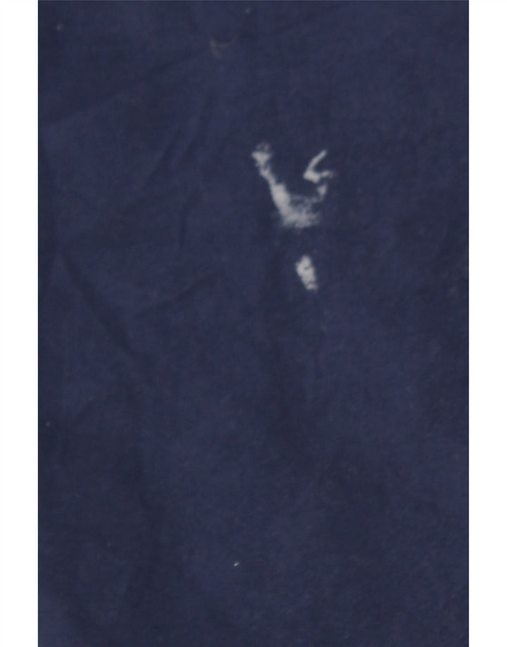 REEBOK Mens Tracksuit Trousers Medium Navy Blue Polyester