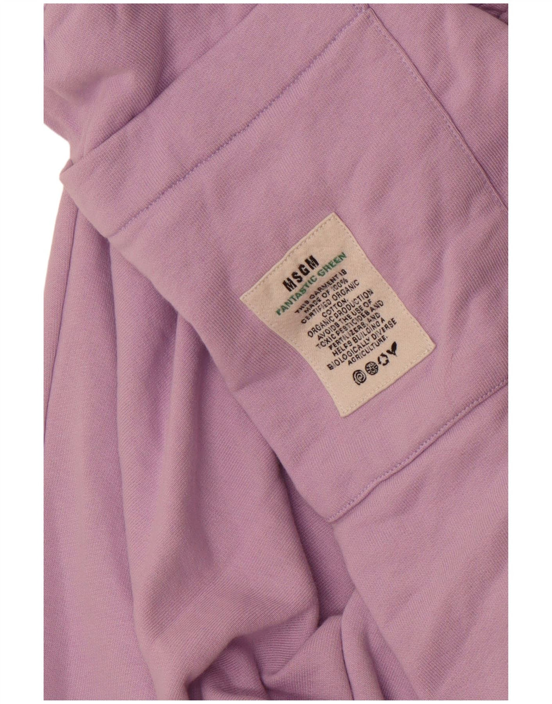 MSGM Womens Tracksuit Trousers Joggers UK 14 Large Purple Cotton