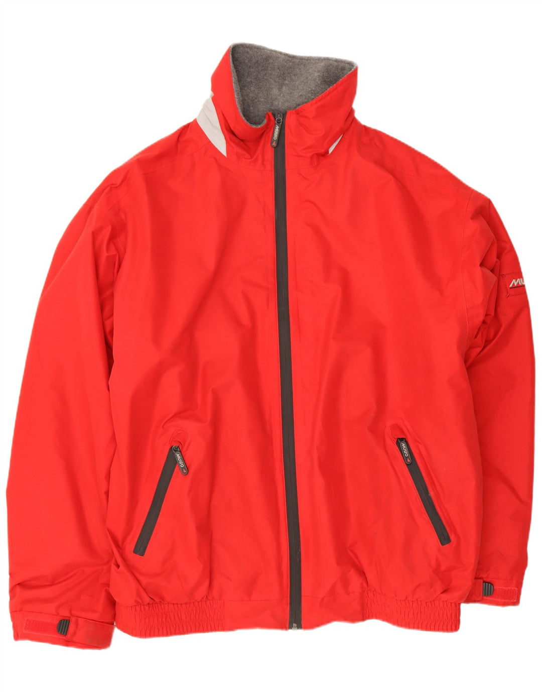 Musto Mens Windbreaker Jacket UK 38 Medium Red Polyester