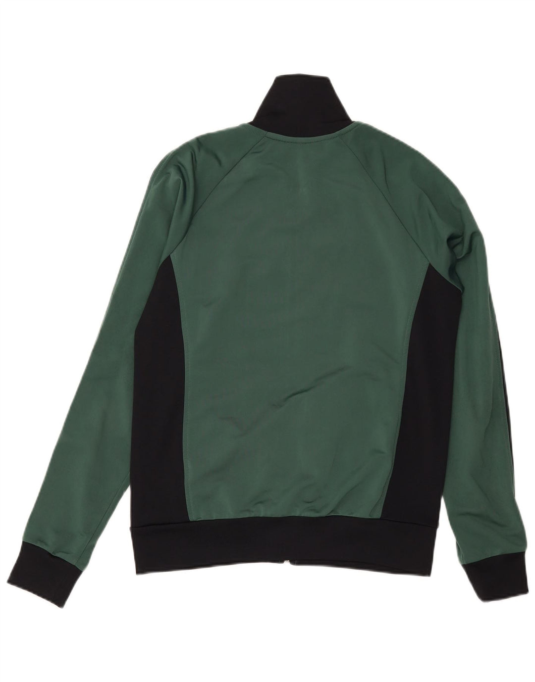 Converse Womens Graphic Tracksuit Top Jacket UK 14 Medium Green Colourblock