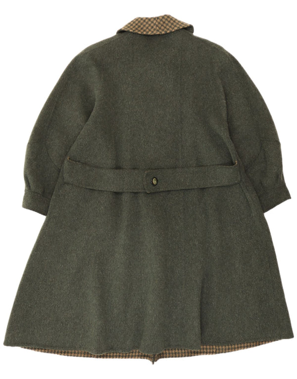 Vintage Womens Overcoat IT 44 Medium Green