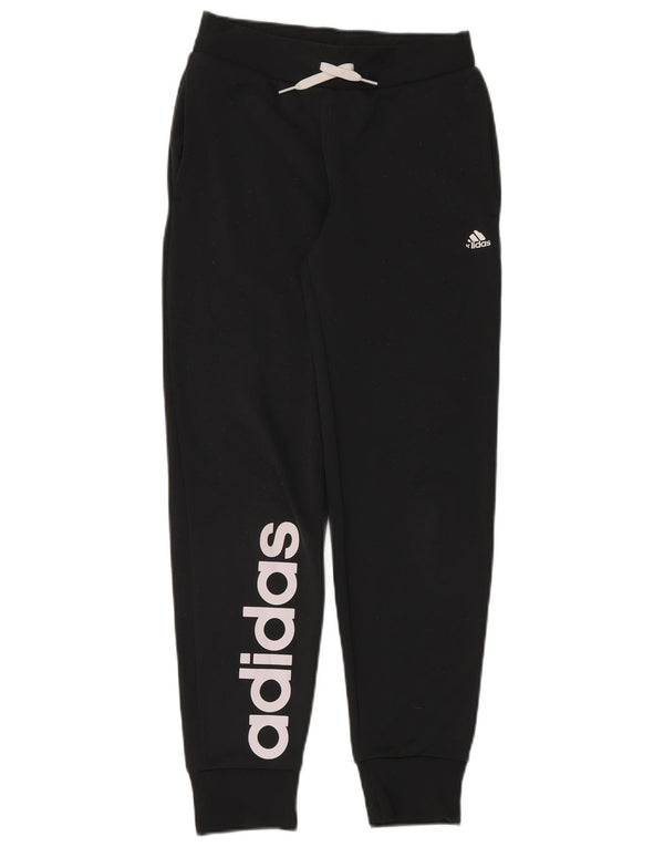 ADIDAS Boys Graphic Tracksuit Trousers Joggers 13-14 Years Grey