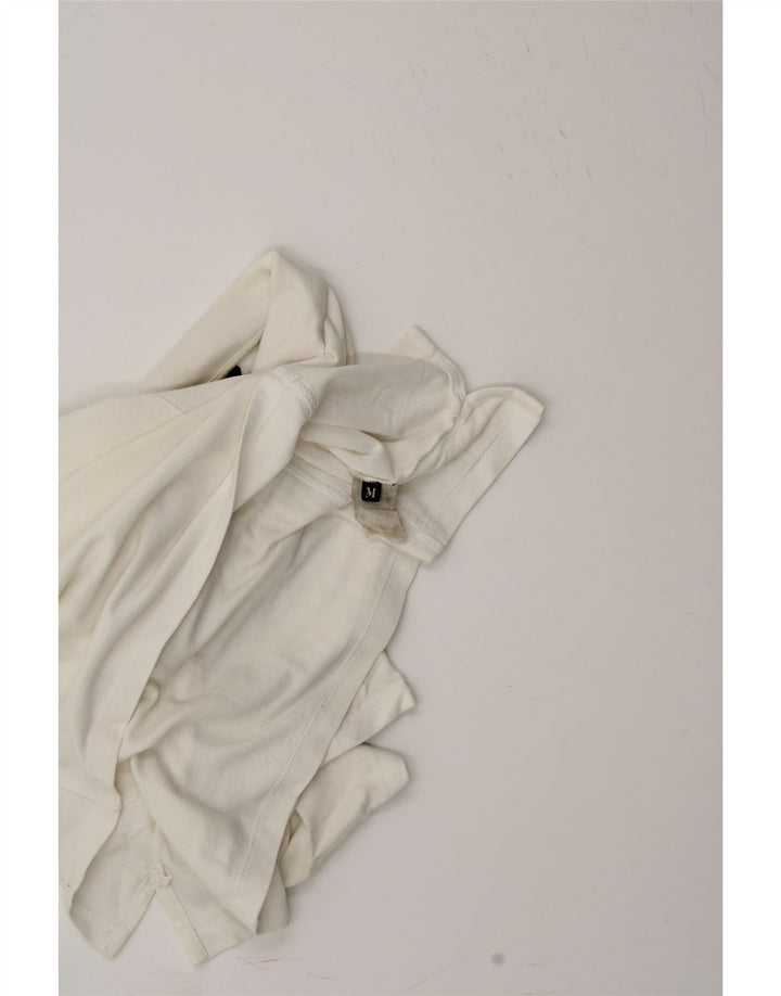 REFRIGIWEAR Mens Polo Shirt Medium White Vintage Refrigiwear and Second-Hand Refrigiwear from Messina Hembry 