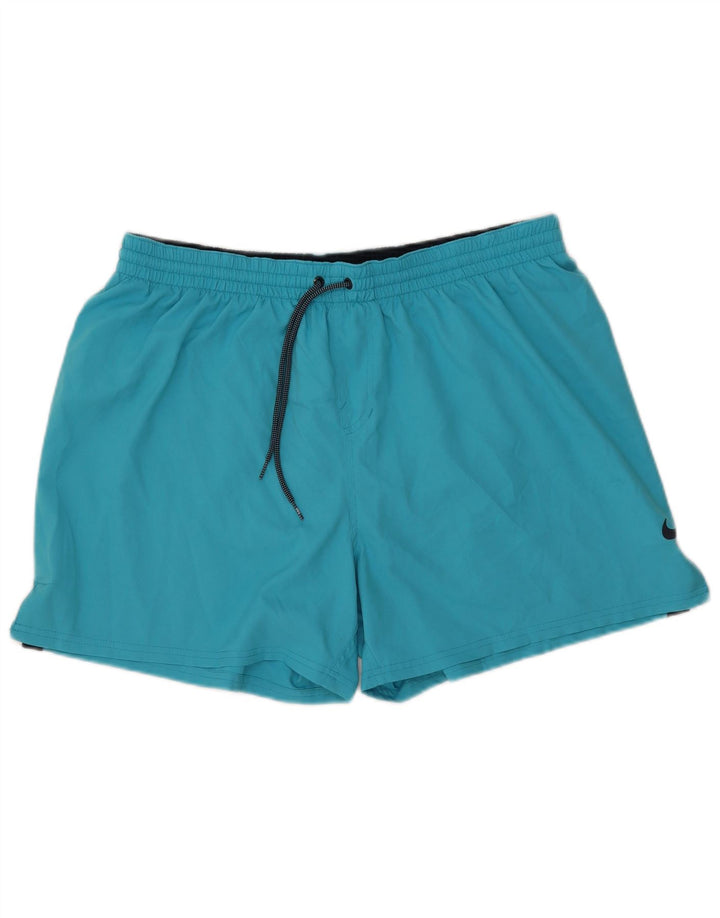 NIKE Mens Sport Shorts 2XL  Blue Polyester