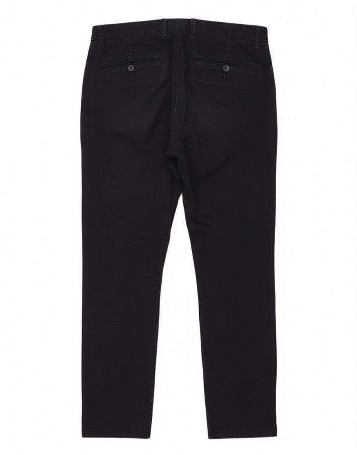 ZARA Mens Slim Chino Trousers EU 40 Medium W31 L27 Navy Blue
