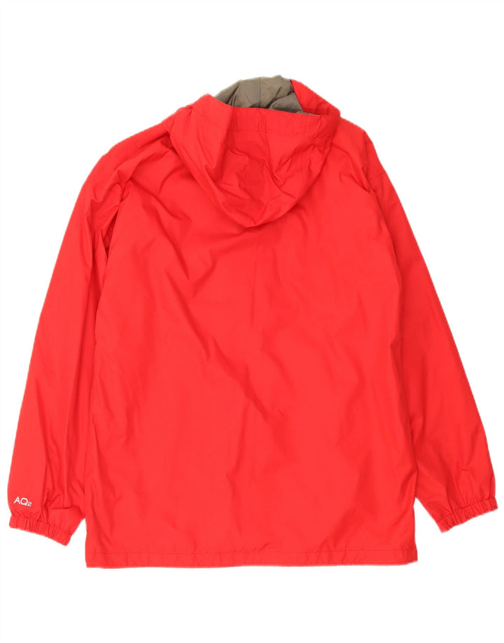 Berghaus Boys Hooded Rain Jacket 12-13 Years Red Nylon