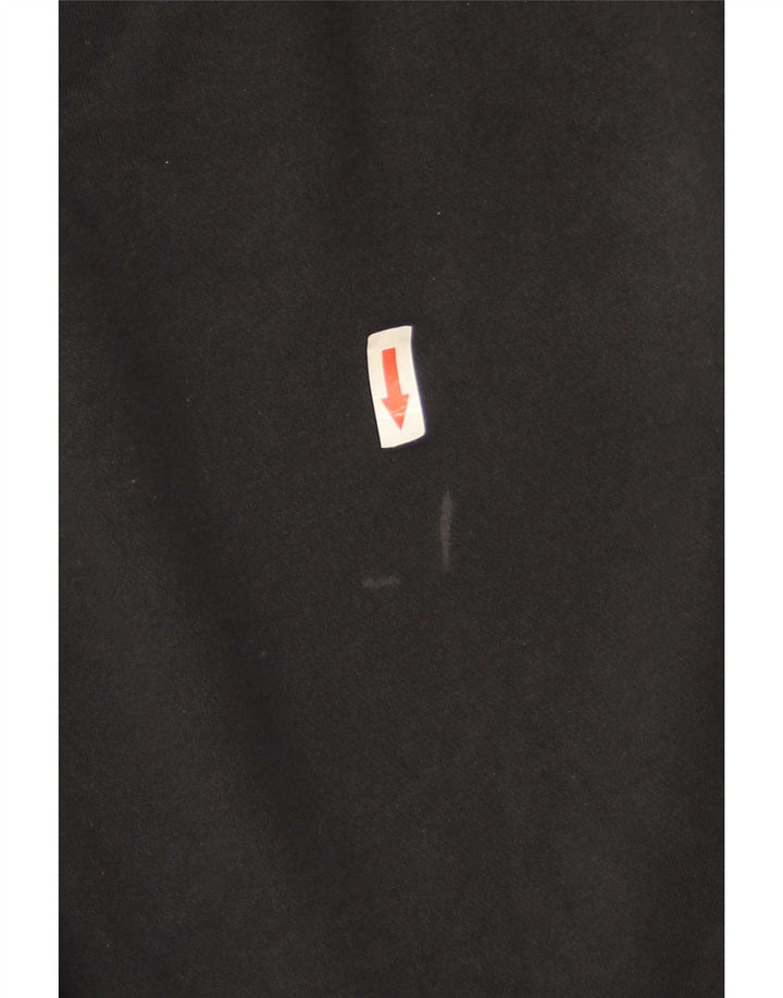 Nike Mens Oversized Hoodie Jumper Small Black Cotton