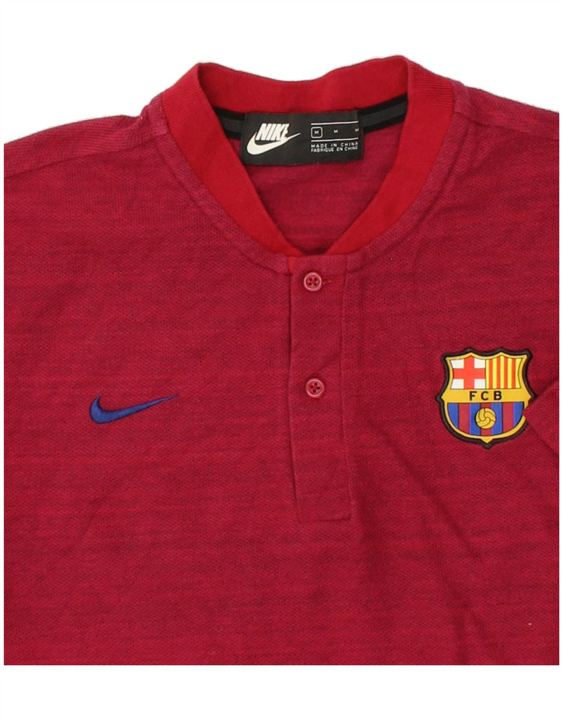 NIKE Mens FCB T-Shirt Top Medium Red Cotton | Vintage Nike | Thrift | Second-Hand Nike | Used Clothing | Messina Hembry 