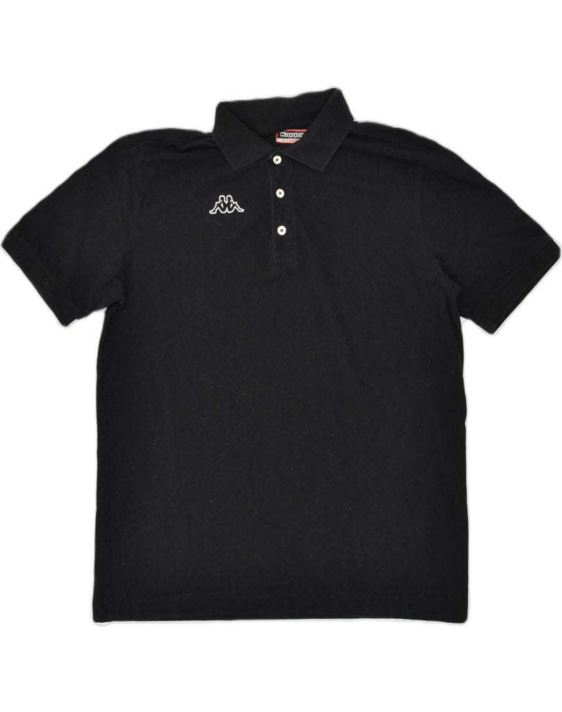 KAPPA Mens Polo Shirt XL Black Cotton | Vintage Kappa | Thrift | Second-Hand Kappa | Used Clothing | Messina Hembry 