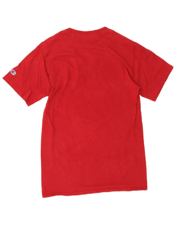 Champion Mens Oklahoma Sooners Graphic T-Shirt Top Small Red Cotton