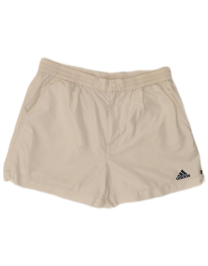 Adidas Mens Swimming Shorts Medium  White Polyester