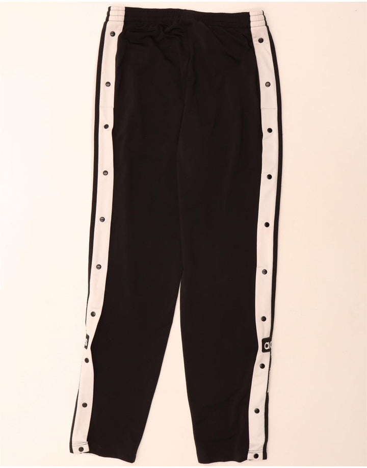 ADIDAS Mens Graphic Tracksuit Trousers Medium Black Colourblock Polyester