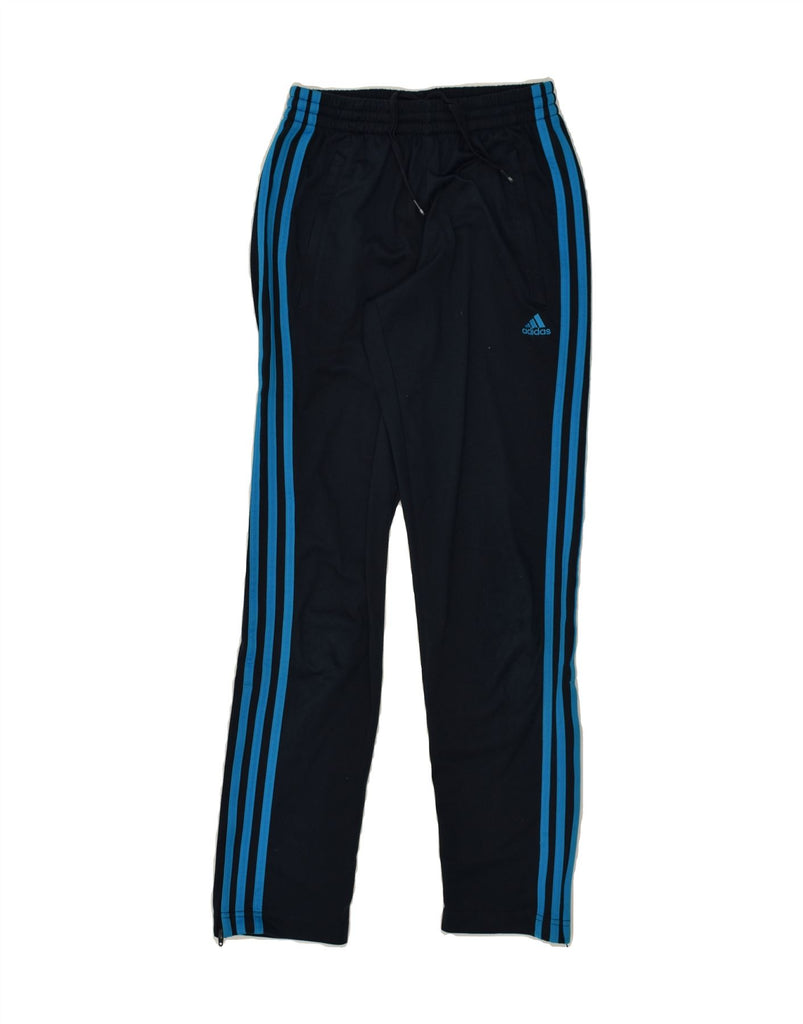 ADIDAS Boys Clima 365 Tracksuit Trousers 13-14 Years  Navy Blue Polyester | Vintage Adidas | Thrift | Second-Hand Adidas | Used Clothing | Messina Hembry 