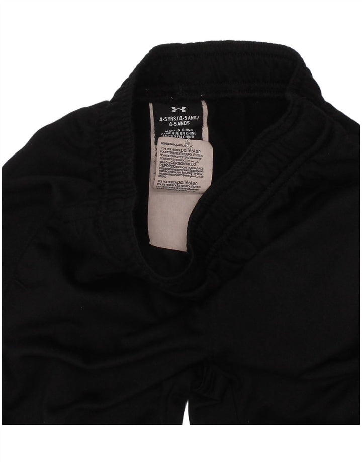Under Armour Boys Cargo Tracksuit Trousers Joggers 4-5 Years Black
